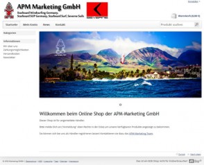 B2B Shop der APM-Marketing GmbH auf JTL-Shop3